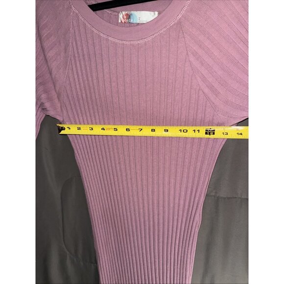 FREE PEOPLE FP Beach Pink Walk About Maxi Dress Women’s Size LARGE Ribbed Knit - Picture 9 of 15